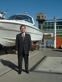 芝川マリーナにて
